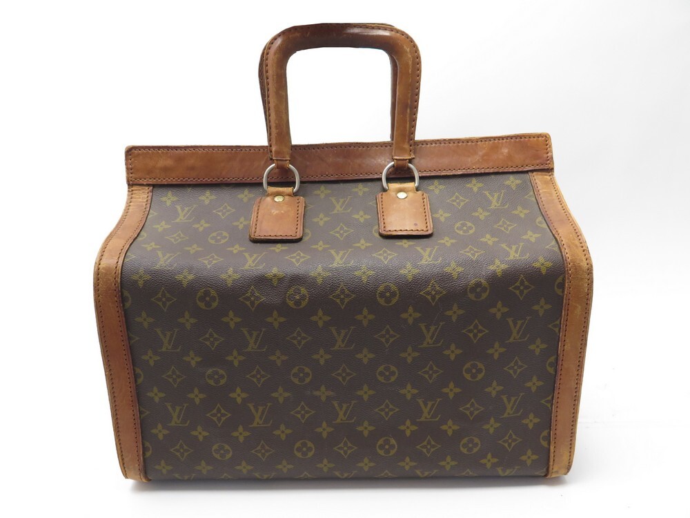 Vintage Louis Vuitton Steamer Bag Carry All Monogram Canvas 1950s