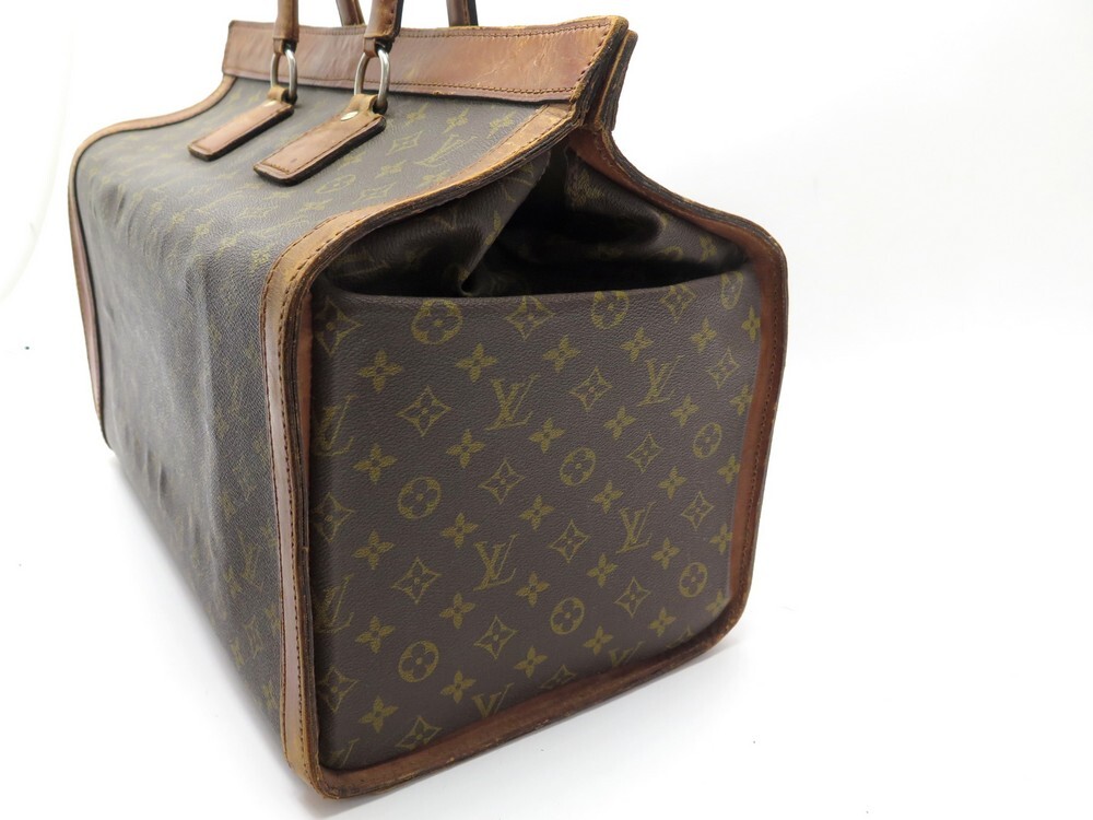 Sac-valise de vêtement portatif monogramme vintage de Louis