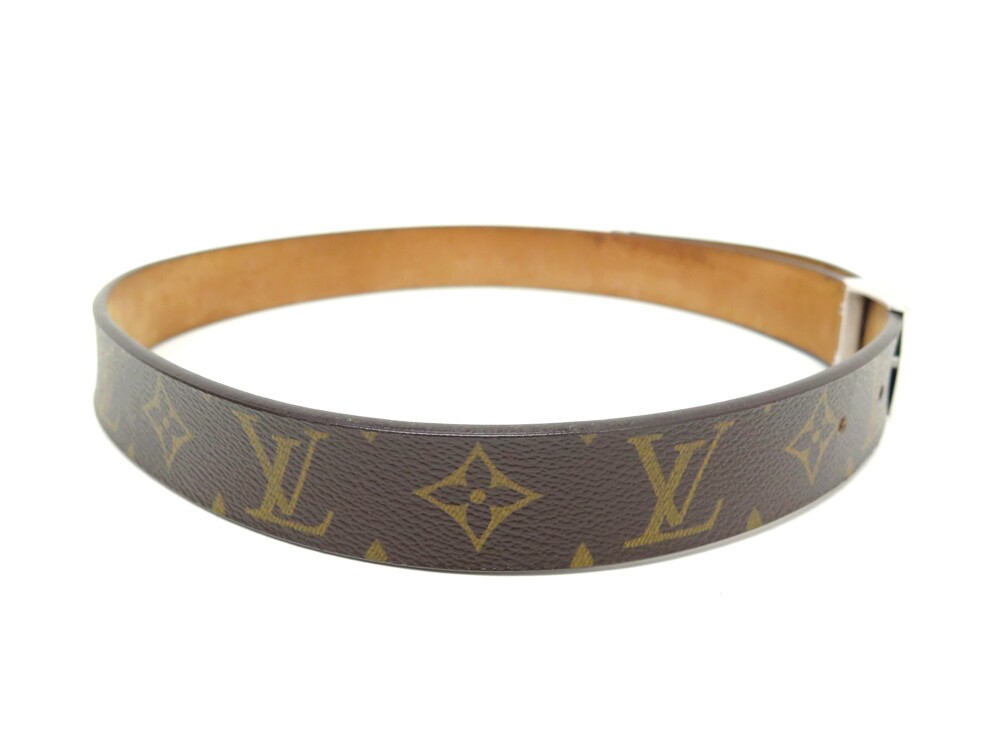 Ceinture en toile Louis Vuitton Blanc taille 80 cm en Toile - 16742108