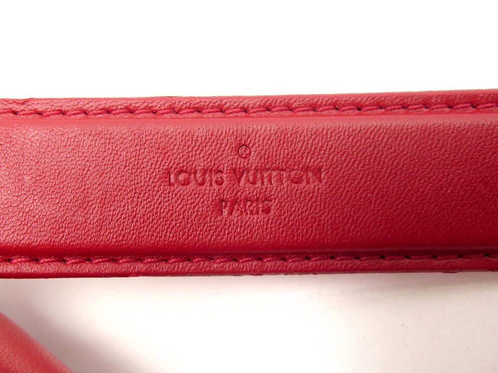 Go 14 en cuir sac à main Louis Vuitton Rouge en Cuir - 37300002