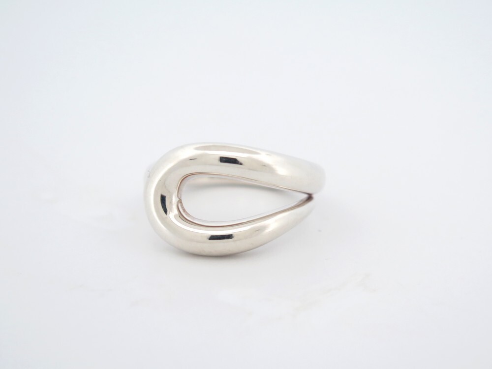 bague hermes licol h114600bv00051 t 54 argent