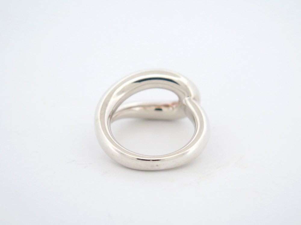 bague hermes licol h114600bv00051 t 54 argent