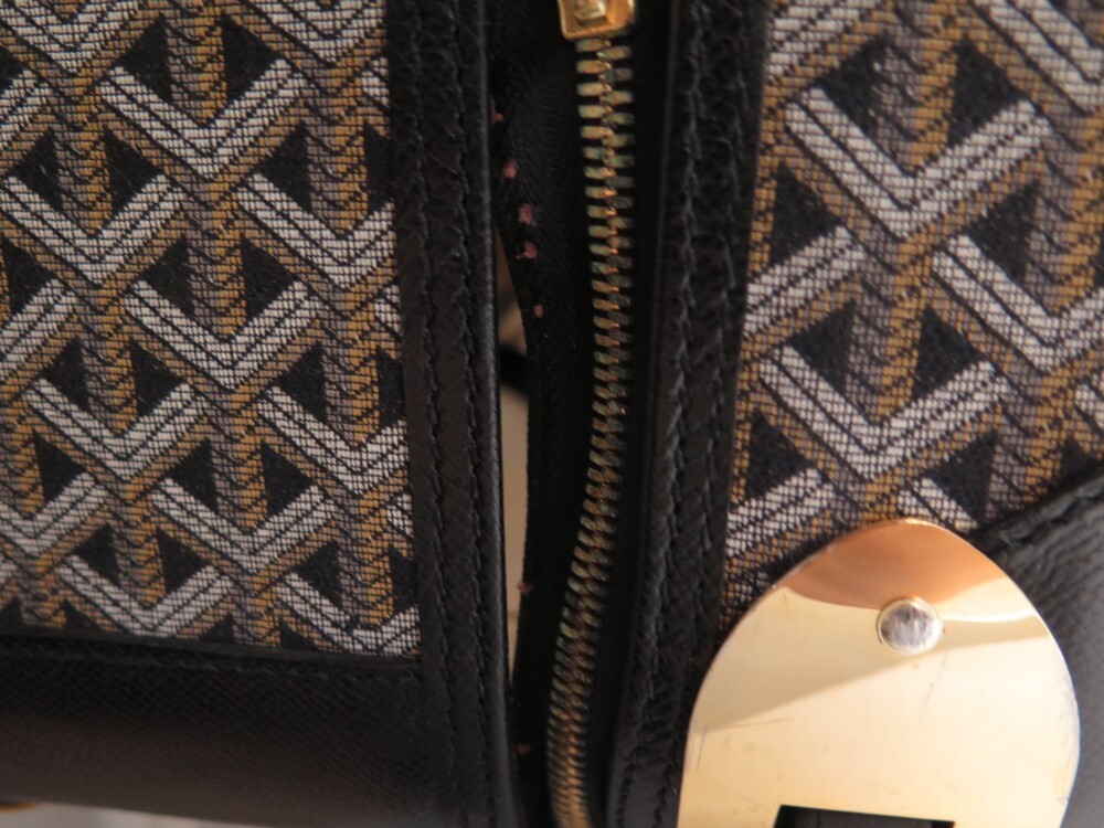 valise goyard malle 48h toile goyardine cuir