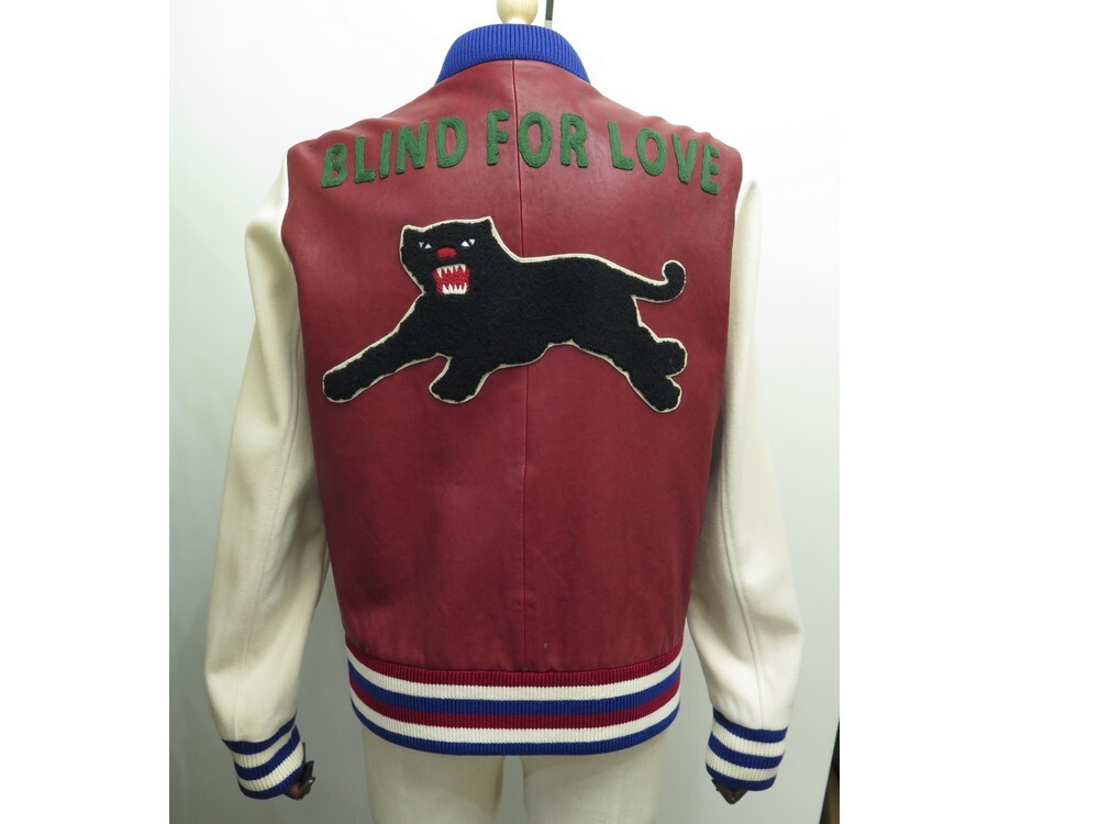 blouson gucci bomber varsity blind for love bee 46 it