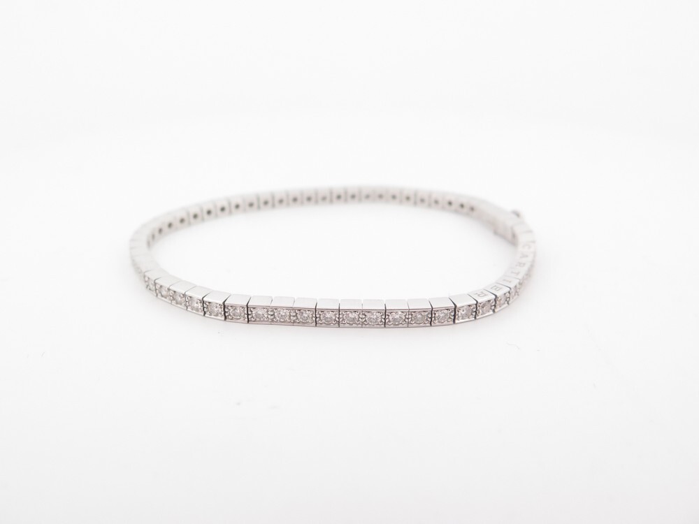 CARTIER BRACELETS laniere set with 62 diamonds 1.56ct